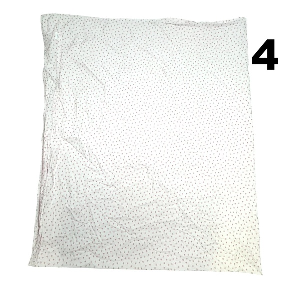 sheet 1 flat SHABBY CHIC rosebud pink tiny flowers 82x96 queen full cottagecore - Picture 9 of 16